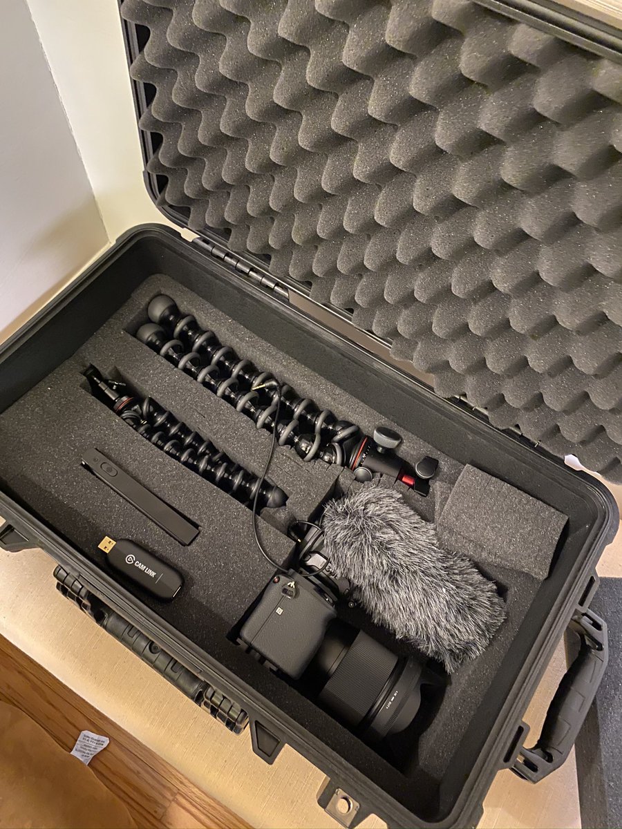 I have a second a6600 camera, tripod, light, and shotgun mic in a Pelican case that I ship to the other side of video webinars. Full service is important; "I have great video, client is filming with a potato" makes it look amateurish, and we are not that.
