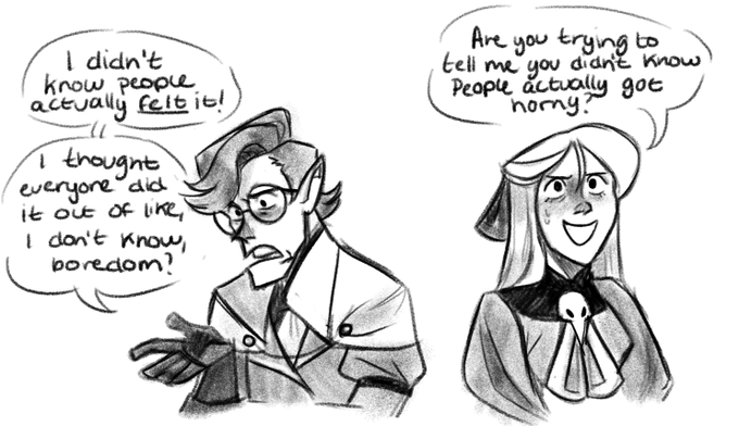 me? an asexual projecting my experiences onto a canon ace character? it's more likely than you think. 