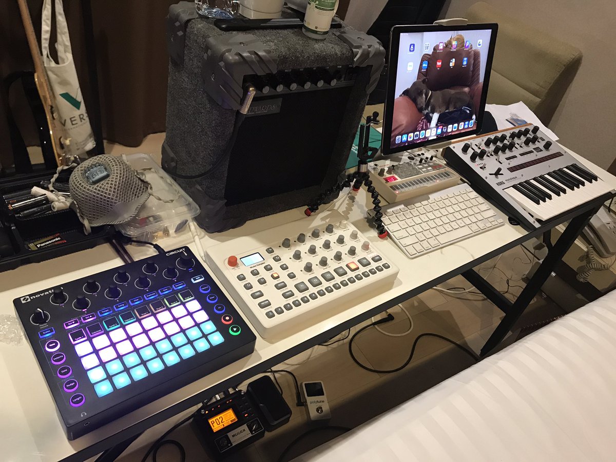 pypchef's tweet photo. Day 12 #QuarantineLife Cold brew coffee then diving into some serious fun with music production...Say hello to my little friends π #play #designthinking #VERSOundcheck #wellbeing #donotdisturb π See you all at 6pm π https://t.co/0tKYTnTieY