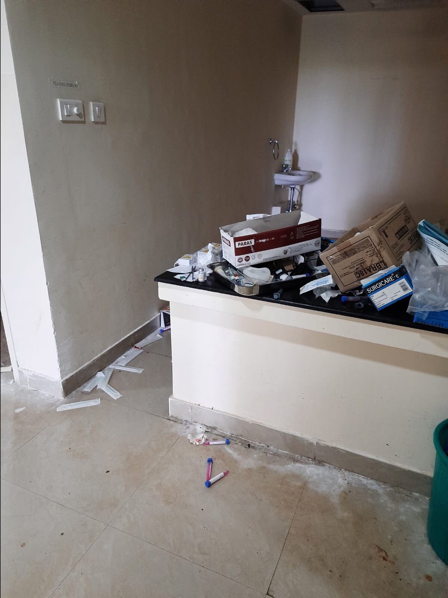 These disturbing pic were sent to me by the granddaughter of a COVID patient who passed away at the GB Hospital . I personally spoke to her and it is shocking to hear that the family has gone through a lot of pain .I am requesting the State Govt to please investigate this matter