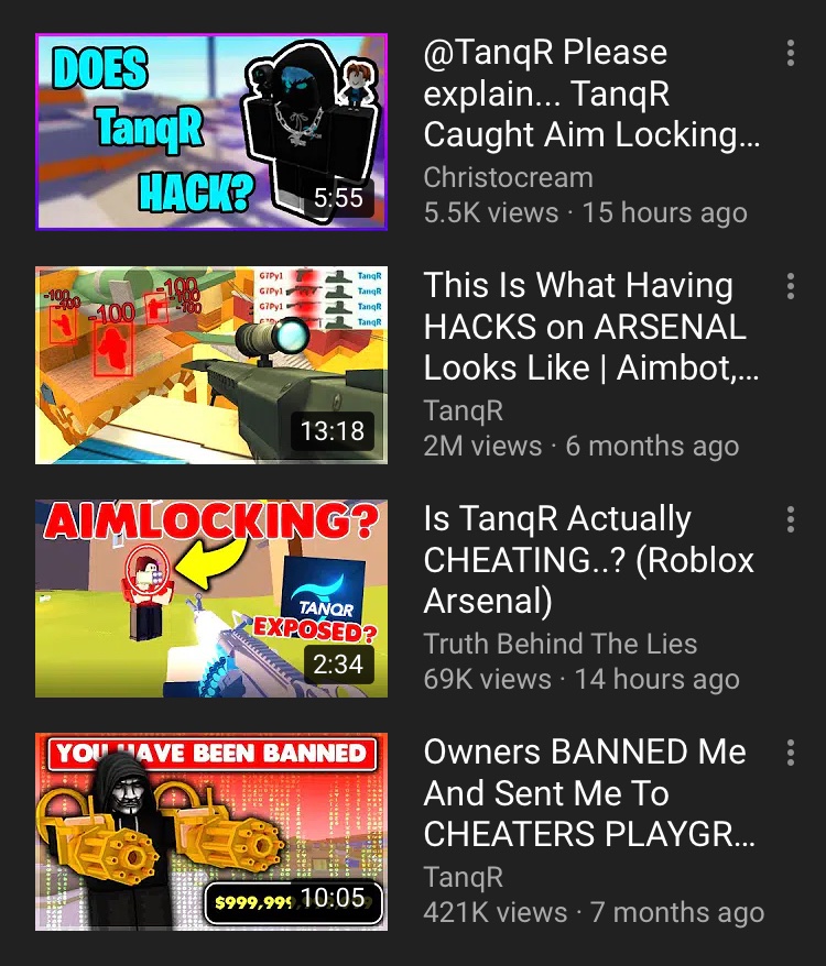 Why I think TanQr is hacking.