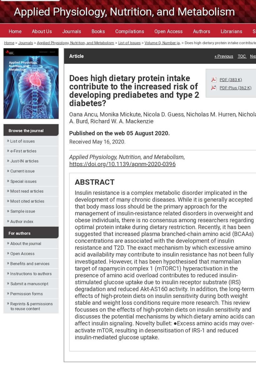 Oana Ancu (@oannaancu) on Twitter photo Very excited about our recently published paper in <a href="/APNMjournal/">APNM Journal🏋️🍎</a> on high dietary protein intake. Big thanks to my amazing team for all the support
<a href="/mackenzie_dr/">Dr Richard Mackenzie</a>
@Dr__Guess <a href="/Nicholas_Burd/">Nicholas Burd</a> <a href="/Nick_Hurren/">Nicholas Hurren</a> nrcresearchpress.com/doi/abs/10.113…
#proteins #diabetes #publishing #phd #nutrition Very excited about our recently published paper in <a href="/APNMjournal/">APNM Journal🏋️🍎</a> on high dietary protein intake. Big thanks to my amazing team for all the support
<a href="/mackenzie_dr/">Dr Richard Mackenzie</a>
@Dr__Guess <a href="/Nicholas_Burd/">Nicholas Burd</a> <a href="/Nick_Hurren/">Nicholas Hurren</a> nrcresearchpress.com/doi/abs/10.113…
#proteins #diabetes #publishing #phd #nutrition