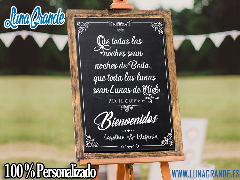 Cartel Diseño Personalizado - Luna Grande Photocall