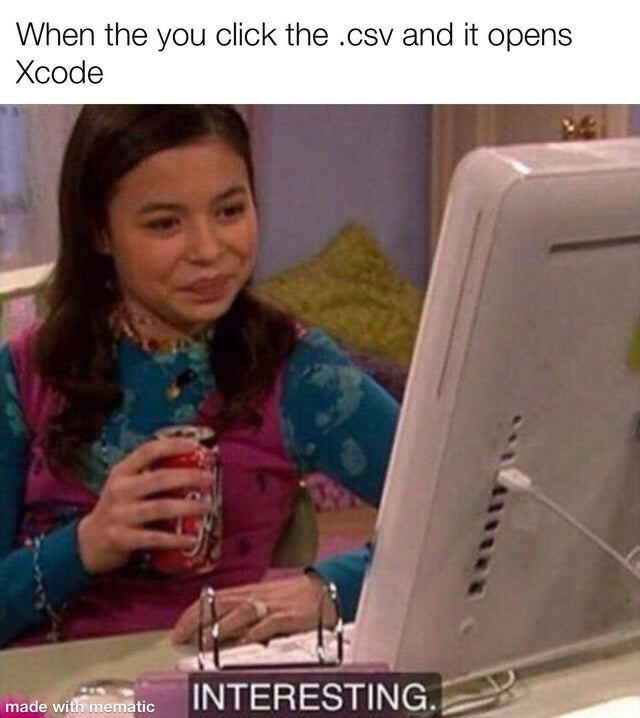 code_memez's tweet image. Xcode always takes forever to open..! Any #xcodedevelopers GIve shout.
#xcode #xcodeh #programmer #programming #programmerhumor #developer #developerslife #developersmeme #code #pubg #codelearning #codememes #coding #codingmemes #memes #memes2020