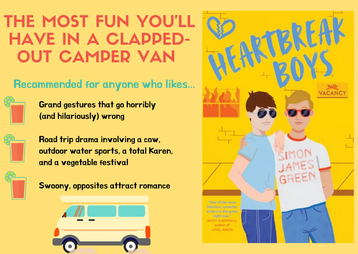 Looking for a book to kick-start your summer holidays in style? We love <a href="/simonjamesgreen/">Simon James Green</a>'s joyful &amp; hilarious new YA novel #HeartbreakBoys! <a href="/scholasticuk/">Scholastic UK</a>