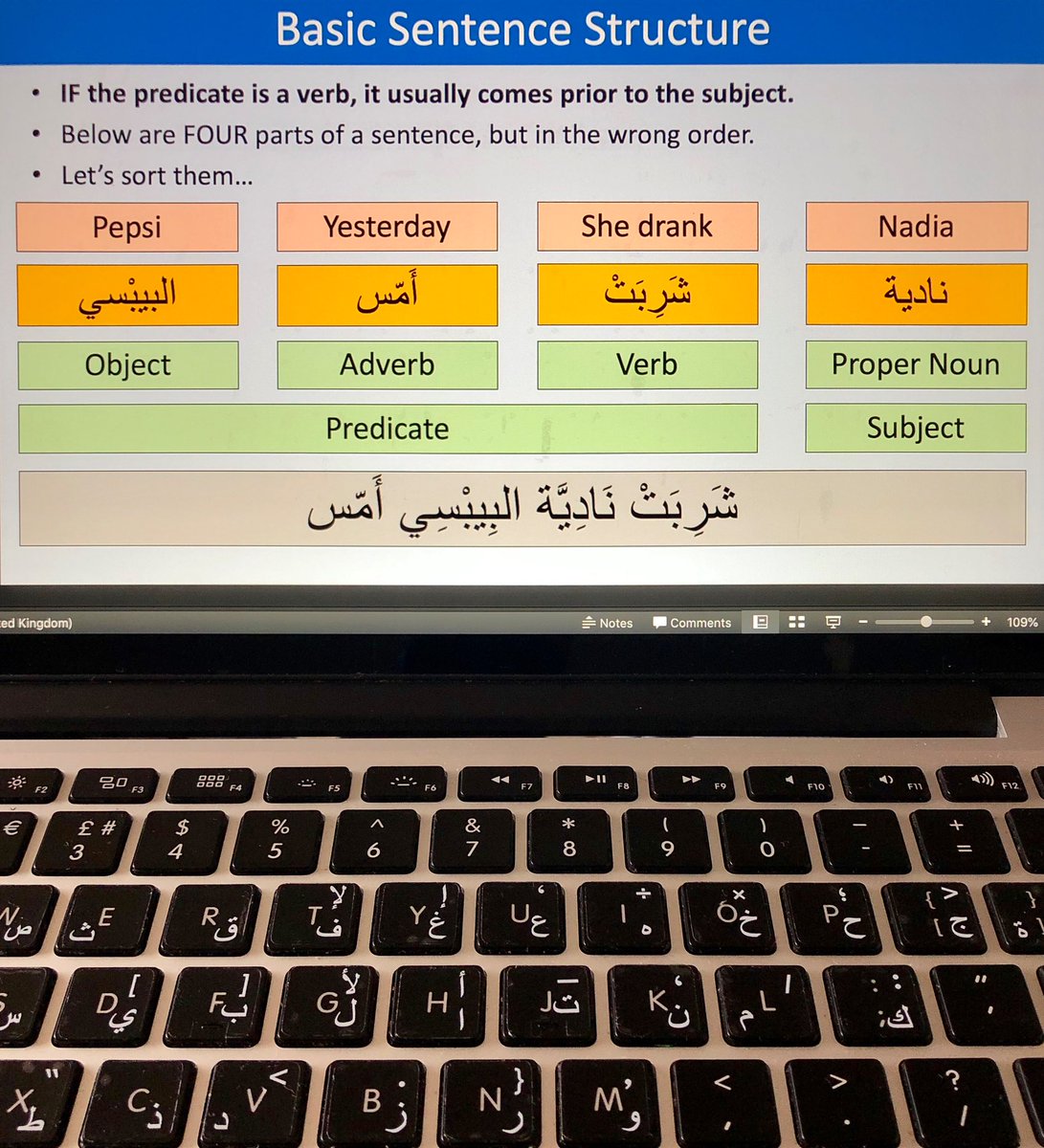 Ad_Rel_Ed's tweet photo. The planning of my school’s first ‘Intro to #Arabic’ course is progressing well. Remembering the Arabic keyboard tashkeel shortcuts has definitely come in handy. Hope my students enjoy Arabic grammar as much as I do 🧐 #العربية is it jazzy? @uob_re @DrSRHall @getintoteaching https://t.co/Rsm9v7DMZQ