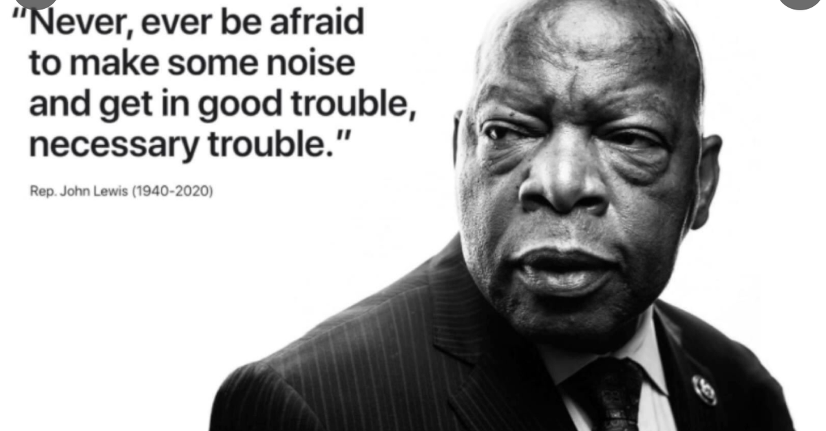 RobinCogan's tweet image. I am going to read this quote and honor Rep. John Lewis every. single. day. I seem to be getting into "good trouble, necessary trouble" to keep our students and staff safe at school. Thank you Rep. Lewis for your life's work &amp;amp; these words.