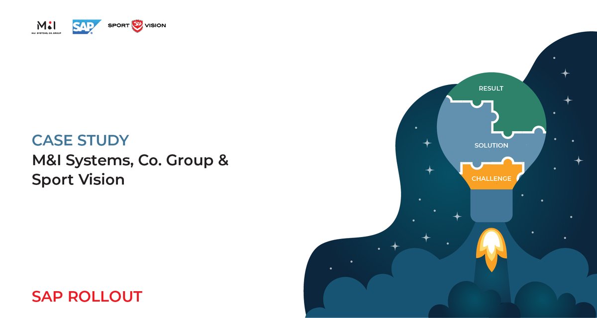 MISistem's tweet image. M&amp;amp;I Systems, Co. je dugogodišnji partner kompanije Sport Vision Group u oblasti informacionih tehnologija i transformacije poslovanja. #DigitalTransformation #SAP #SAPRollout #CaseStudy #RetailandFashion #SportVision