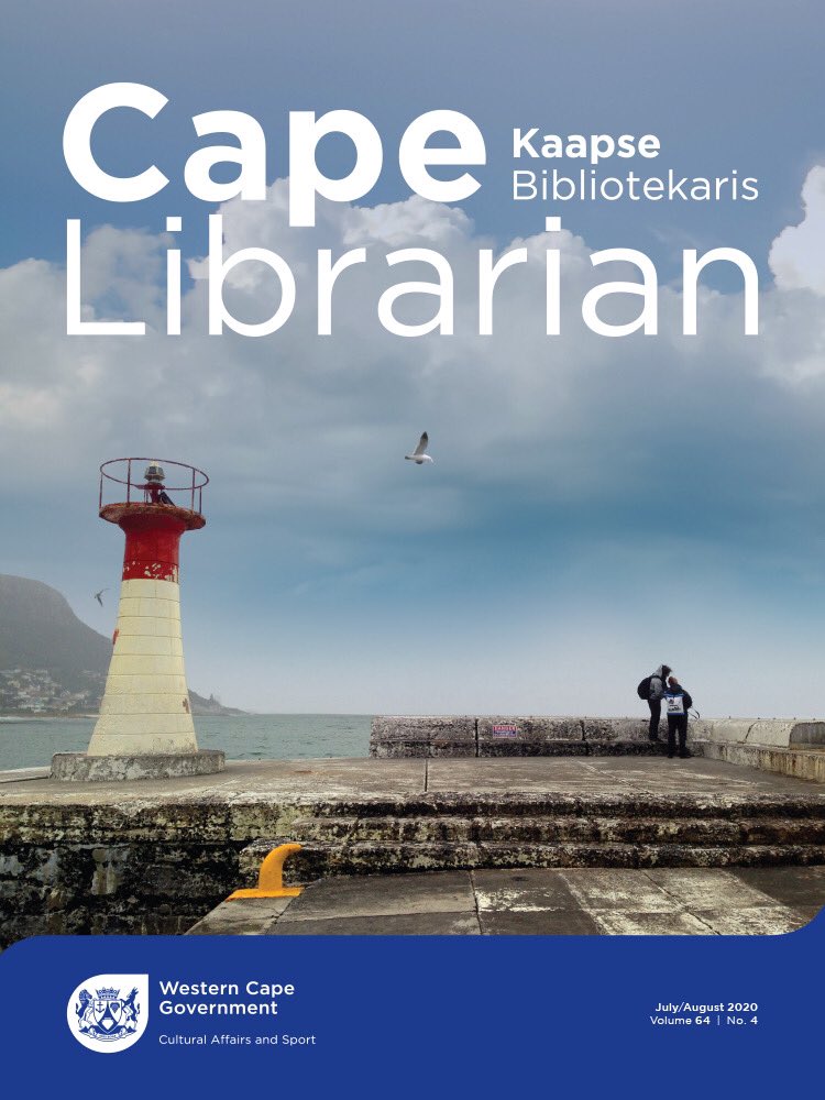 WCGovCas's tweet image. The latest issue of the Cape Librarian magazine is packed with news, book reviews and more! Read it here: bit.ly/31sFNZt @LIASANews @NLSA1 #PublicLibrariesSA @WesternCapeGov @WCProvParl