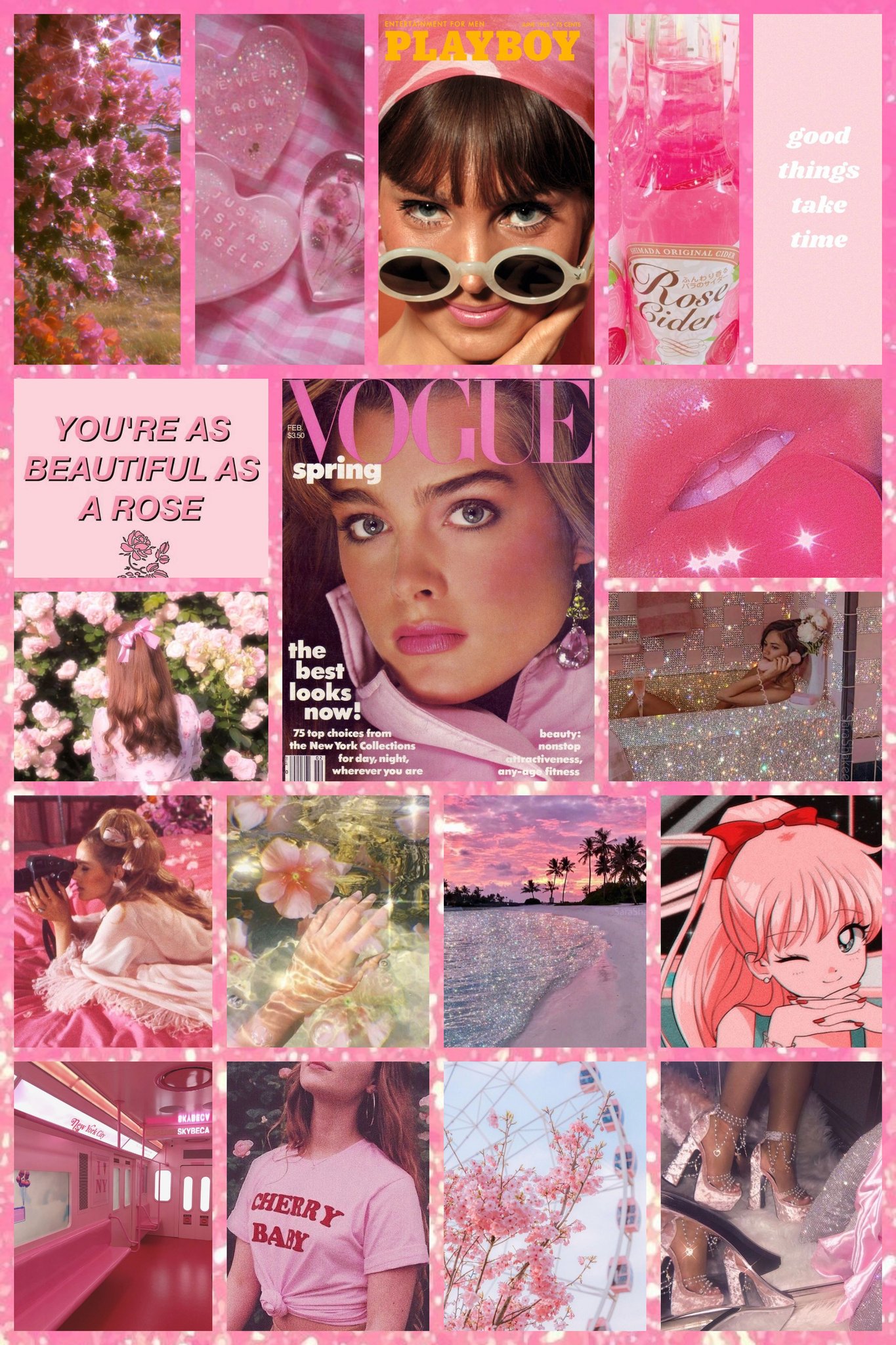 HALCYON🥀🦋 on X: The Pink Aesthetic. #pink #aesthetic #wallpaper #collage  #ａｅｓｔｈｅｔｉｃ #aestheticedits #aesthetics #aesthetic_photos  #aestheticwallpapers #vogue #playboy #aestheticflowers #aestheticfood  #fashion #makeup