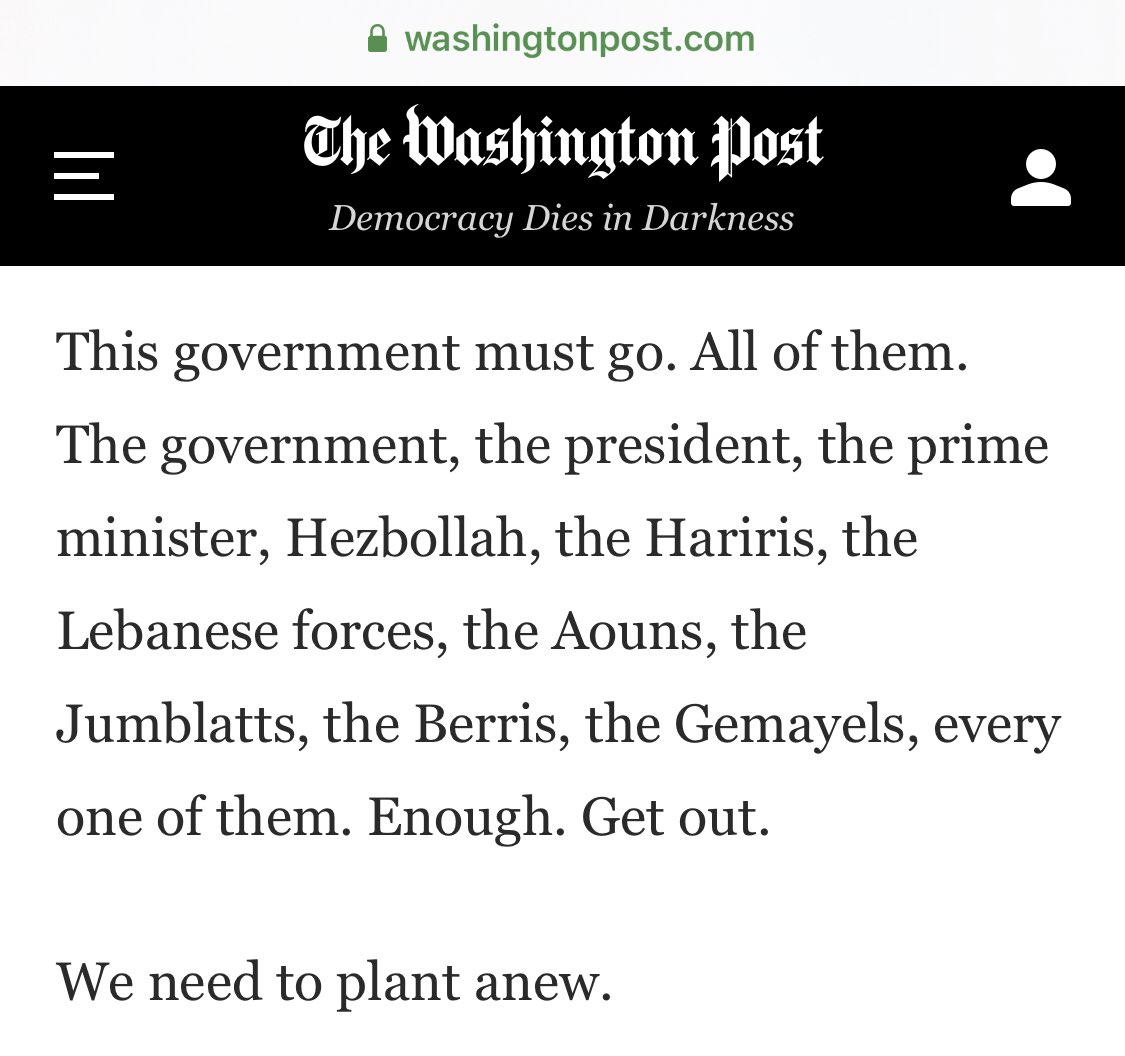 Again we see this “all must go”, “They must all go”. Even apparent Resistance sympathizers say this line. Why are they equating the Resistance/its allies to compradors? The imperialists will sacrifice their compradors (they have an endless supply) to fuck with the Resistance  https://twitter.com/narsheviking/status/1291229567344996352