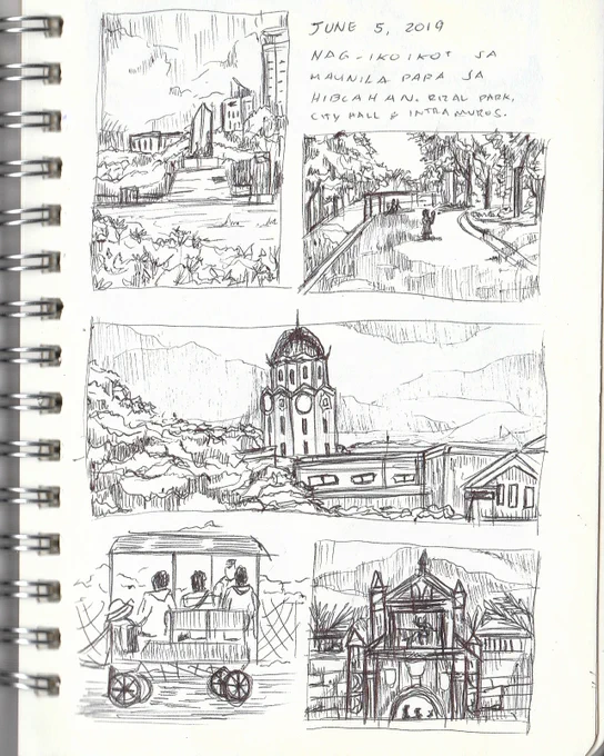 Visual diary entry no. 1

June 5, 2019:
Nag ikot ikot ako sa Manila para mag shoot para sa hiblahan 