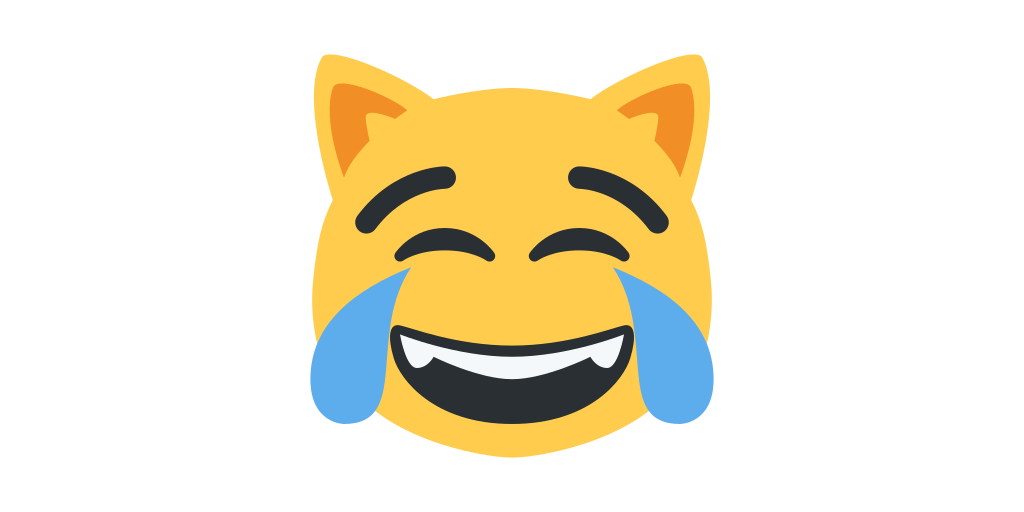 Emoji Remix on Twitter: "😹 (Joy cat) + 😸 (Smile cat) = #Emoji  #CaptionThis https://t.co/kbLBjY4SYw… "