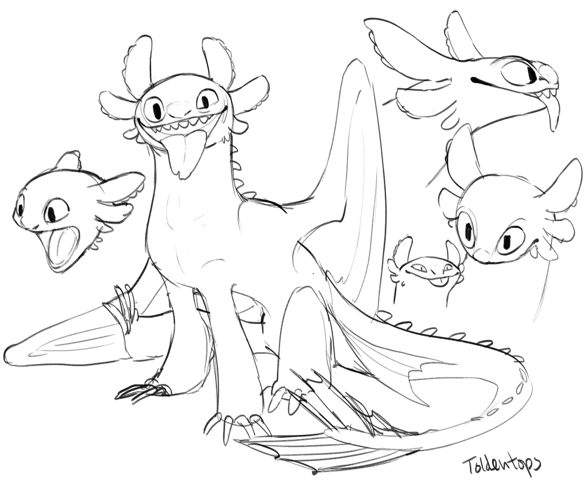 watches httyd 2 .... feels nostalgic..... draws dragons...... 