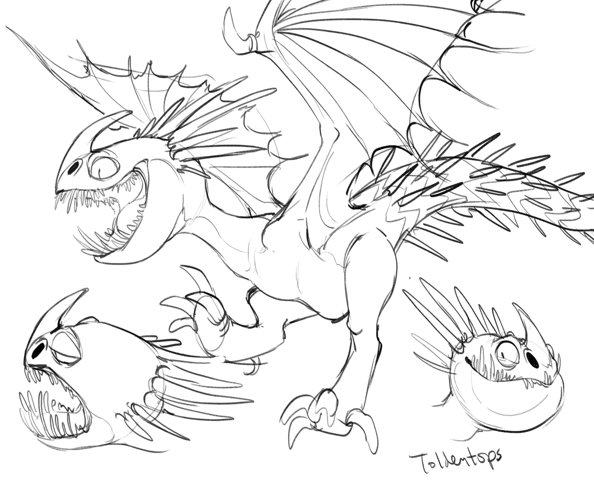 watches httyd 2 .... feels nostalgic..... draws dragons...... 