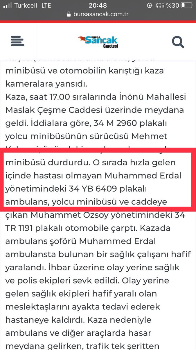 dincerdem's tweet photo. Vakaya giderkn trafik kazasına karışan ambulansımzın sürücü ve plakasını açık ederek içinde hastası olmayn ibareli haber 112 camiasını derinden yaralamıştır derhal haberin tekzibini bekliyruz @pgnhaber @haberofisicomtr @Haberler @dhainternet @drmemisoglu @drturkdoganka @ismgovtr https://t.co/pX5JQyjfT4