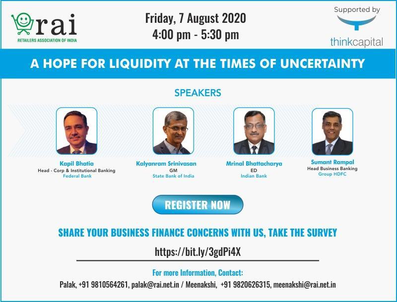 ankitsaraf99's tweet photo. Liquidity support to sustain #business is the crucial question on every #Corporate. To address these issues and insight about the lastest #RBI policy, @rai_india is hosting a webinar supported by @in_thinkcapital today from 4:00 pm to 5:30 pm. To register: https://t.co/glFf1I0Yc1 https://t.co/AdKFxA5di9