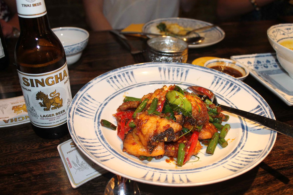 Cheers with beer, Today is #InternationalBeerDay 
Celebrate today and drinking beer with your favourite Thai food!
