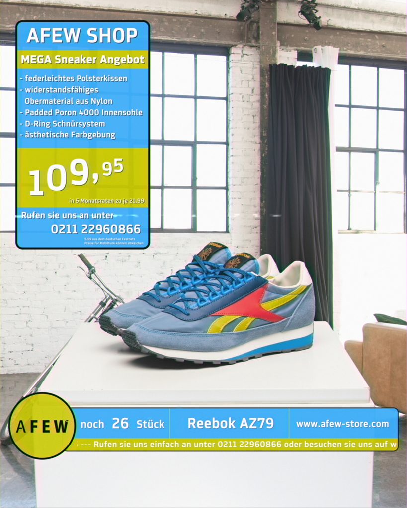 Ziehen sprechen reebok store Donau Bunt