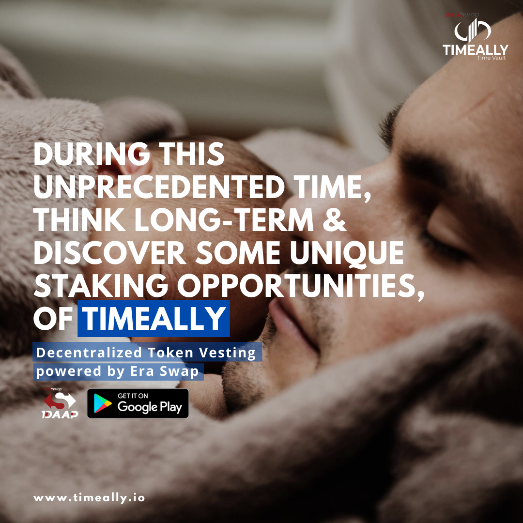 EraSwapTech's tweet photo. Thinking long term for the future is the smartest thing one can do especially during this unprecedented time. Discover some unique staking opportunities with TimeAlly - A decentralized vesting platform for your future.
Visit site: https://t.co/JxJG22BaKK
#TimeAlly #TSGAP https://t.co/YlgScNgfot