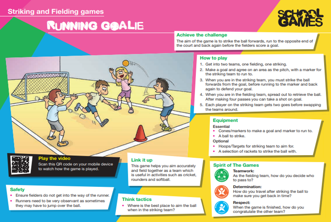 KentSchoolGames's tweet photo. For #KentFunFriday have a go at completing the Running Goalie Challenge! Which keeper can run back to the goal save the shot? Shot with your foot, hand or make it harder and use tennis racquets or hockey sticks! Good Luck!
https://t.co/959K0xZXp0 https://t.co/HwkaA52tV6
