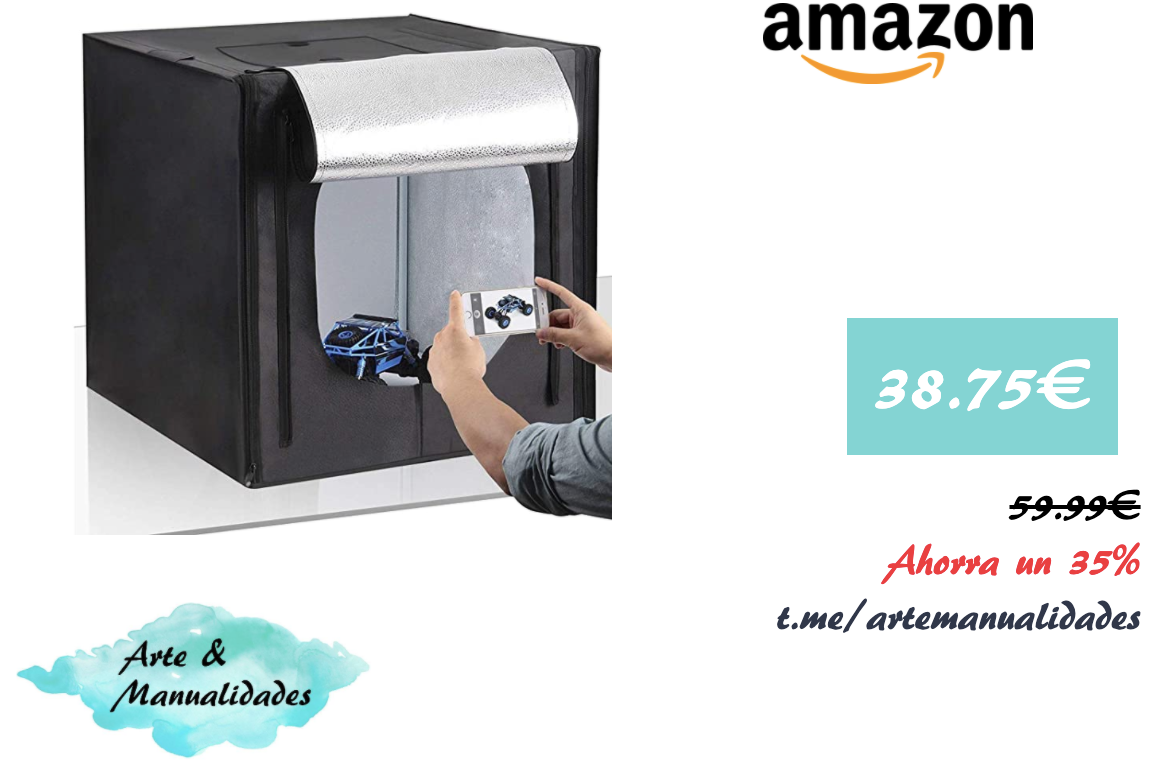 ♦️OFERTA SOLO HOY ❗️#Amazon 

✨ Caja de luz para fotografía por solo 38,75€ !! (PVP: 59,99€)

⚡️Ahorra un 35%!! ⚡️

⭐️Enlace: buff.ly/2DsVGam

#amazon #ofertas #fotografia #deal #manualidades #fotos #fotoshot