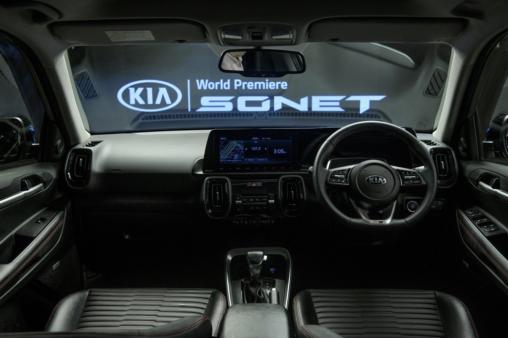 That’s the new @KiaMotorsIN #SonetWorldPremiere it’s new sub-compact SUV. Will take on Vitara Brezza, Hyundai Venue, Tata Nexon and the likes. Sonet’s diesel also gets an auto gearbox. Trim variants incl. GT Line, High Line. To also be exported out of India ops. @businessline
