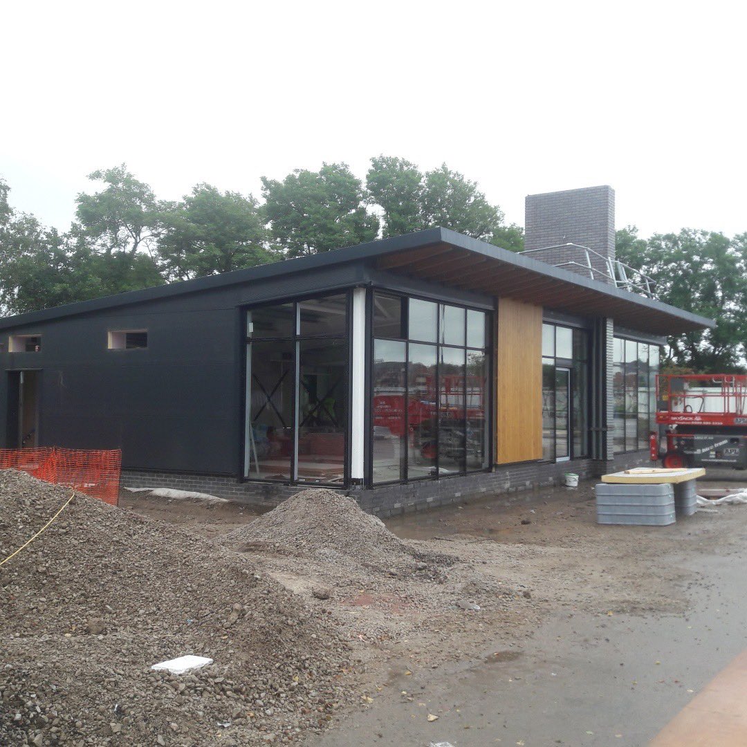 LOROCArchitects's tweet photo. Another Starbucks drive-thru progressing well this time in Preston #coffee #drivethru https://t.co/2hyXTajNS6