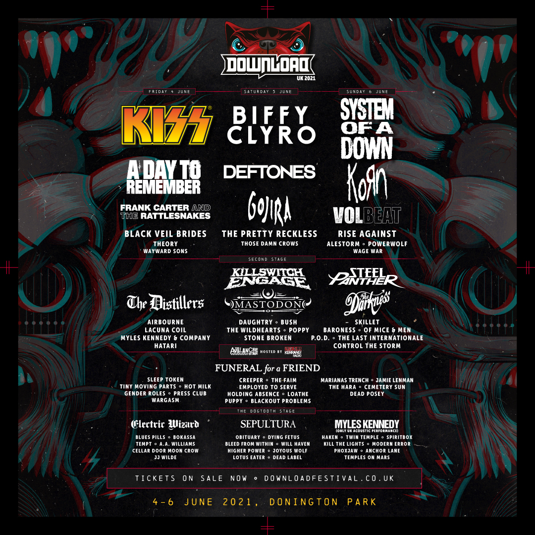 Tickets and RIP accommodation for #DL2021 are now on sale! Join us for the BIGGEST weekend in the rock calendar, 4-6 June 2021 ! 🤘 bit.ly/3kvFO7M