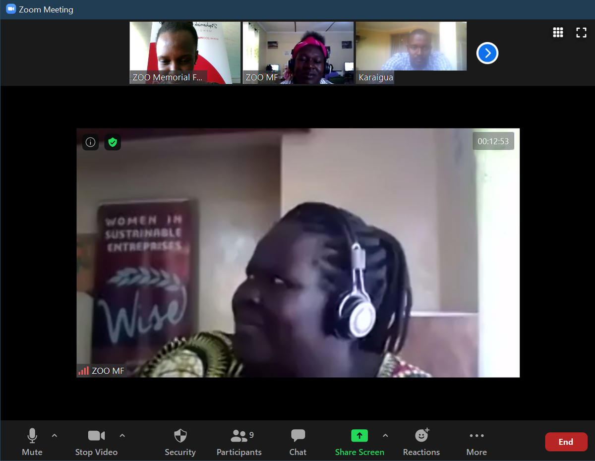 ZOOFoundation's tweet photo. This week, we had our first Agri Training session for @WiseKenyaOrg with a trainer in Nairobi and audience in Kisumu. Combining our objectives by advancing sustainable agriculture through training on our technology platforms. #ICTAccess #WomenEmpowerment #OurResponse https://t.co/kAv9zVmWUb