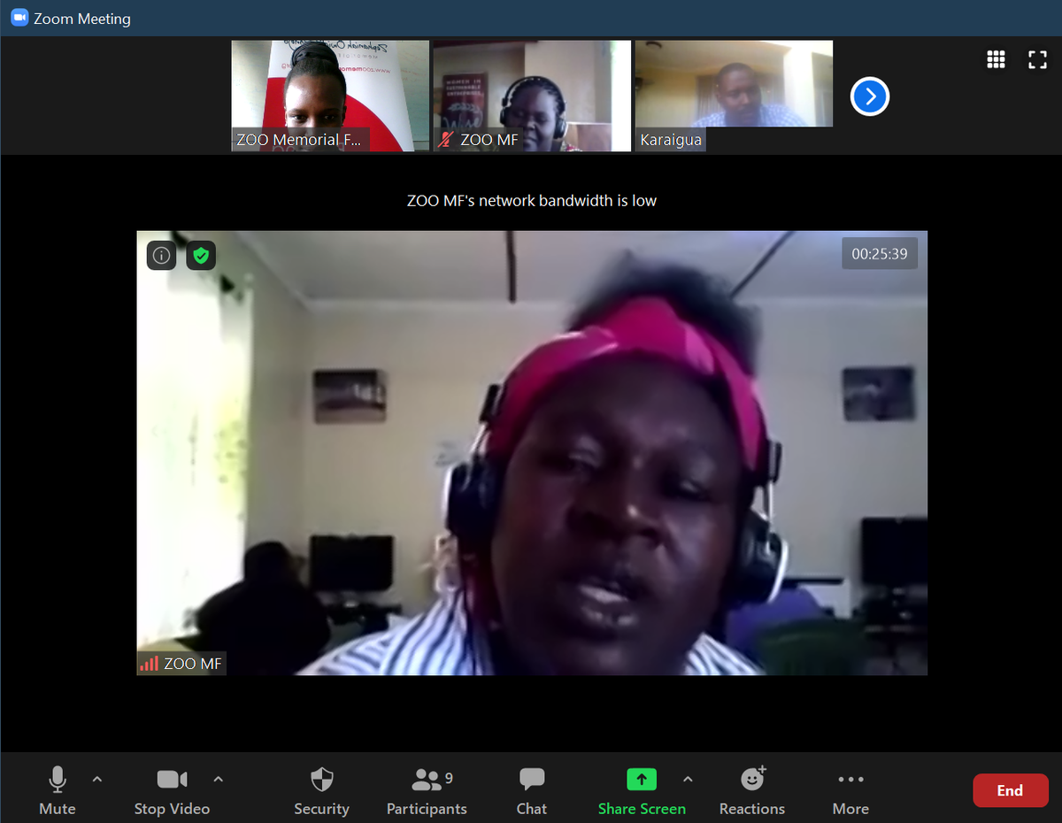 ZOOFoundation's tweet photo. This week, we had our first Agri Training session for @WiseKenyaOrg with a trainer in Nairobi and audience in Kisumu. Combining our objectives by advancing sustainable agriculture through training on our technology platforms. #ICTAccess #WomenEmpowerment #OurResponse https://t.co/kAv9zVmWUb