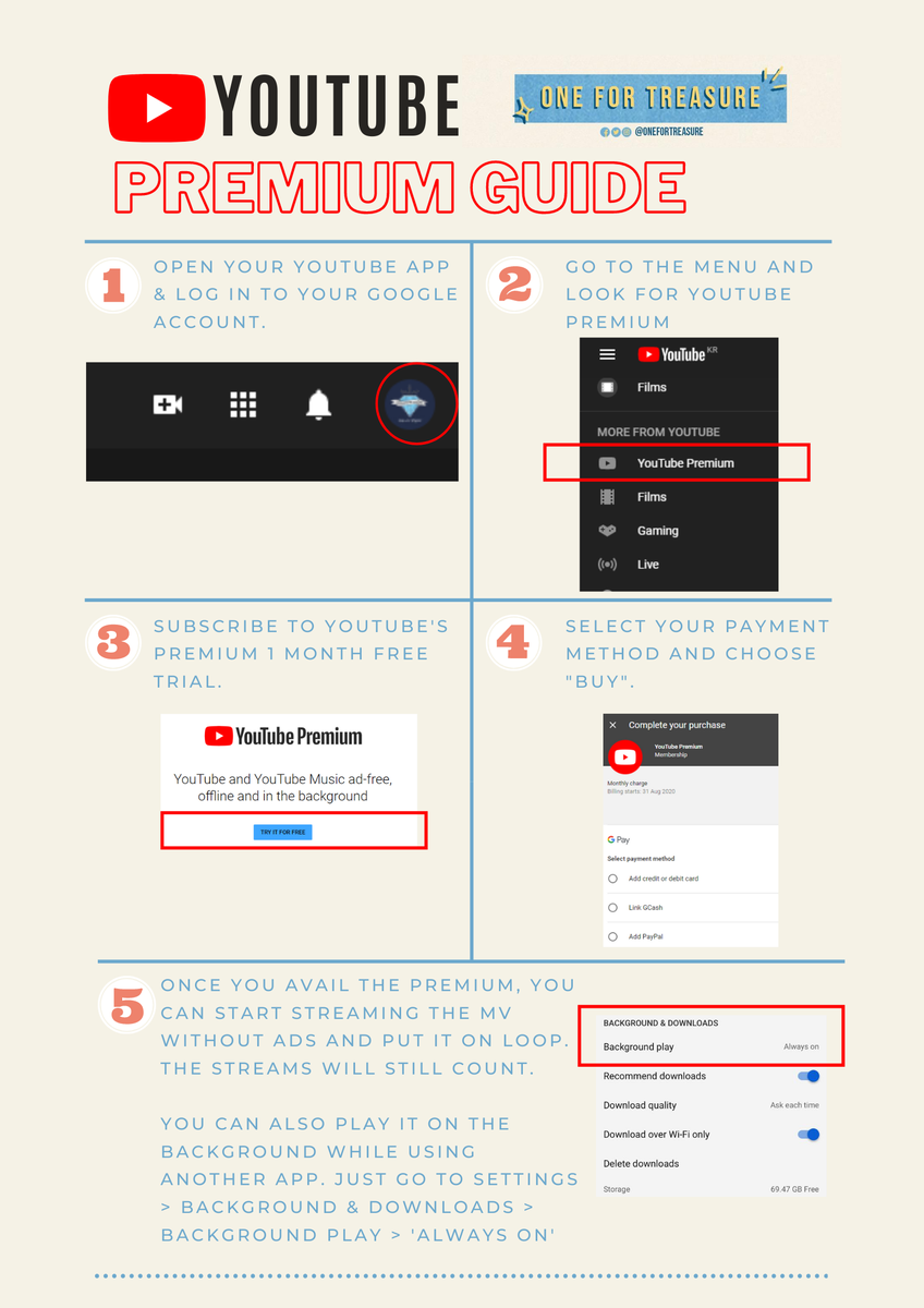 Treasure 글로벌 유니언 For Those Who Haven T Tried The Youtube Premium Free Trial Please Do It Using Your Email Accounts Here S The Guide On How To This Music Video Treasure 글로벌 유니언 For Those Who Haven T Tried The Youtube Premium Free Trial Please Do It Using Your Email Accounts Here S The Guide On How To This Music Video