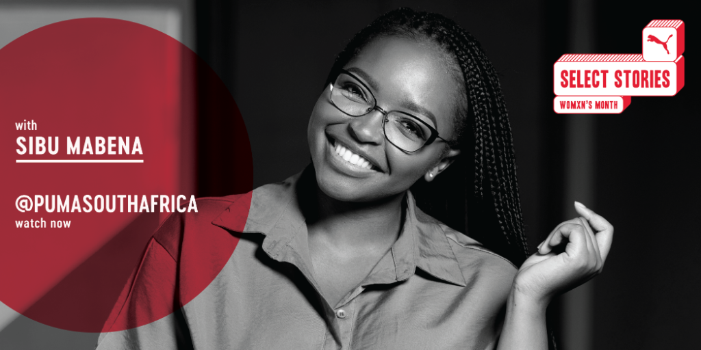 PUMASouthAfrica's tweet photo. Events and all-round production wizard, @sibumabena  joins @frypanmfula  for an in depth conversation on her extensive portfolio and how she's doing it all and in her own term. Catch her  NOW on   #SELECTSTORIES LIVE on @PUMASouthAfrica IGTV 🙋‍♂️ 🔥 🔥 https://t.co/F2qoegQ72W