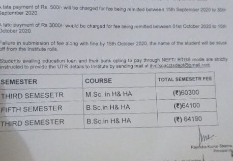 laixbaaa's tweet photo. EducatedInDebt #IhmAgainstFeeHike #feeskamkarona #SayNoToFeeHike #ReduceCollegeFee @HRDMinistry @ugc_india @ANI @ABPNews @ZeeNews @ndtv https://t.co/bTqGaUy6TH