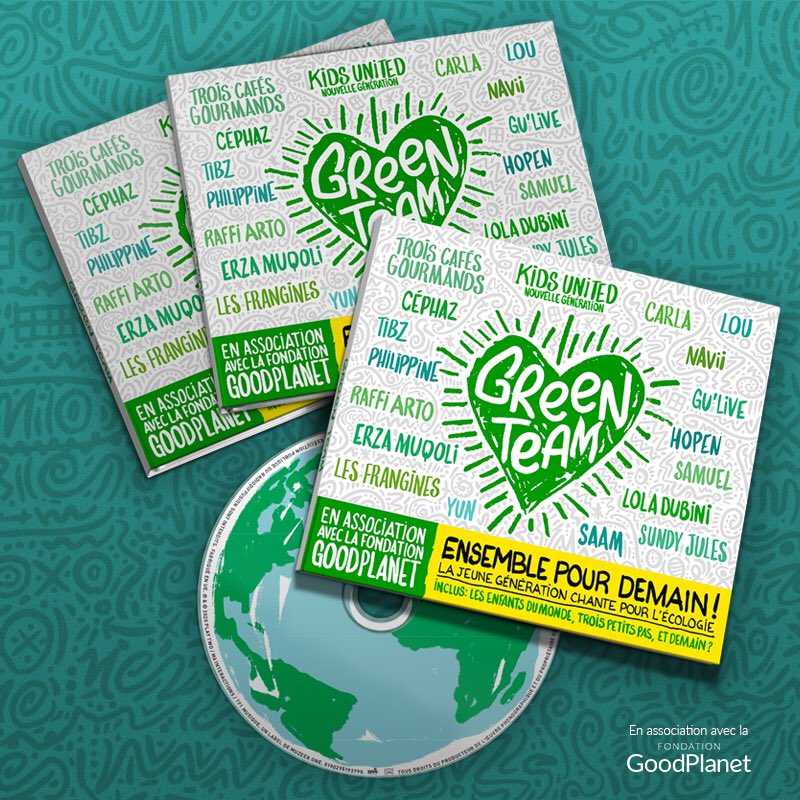 L’album de la <a href="/GreenTeam_Off/">Green Team | Album disponible</a> est disponible ! 😱
Ce beau projet nous tient particulièrement à coeur, alors allez vite l’écouter et dites nous ce que vous en avez pensé ! 😍
#Kung #GreenTeam #FondationGoodPlanet 

Clique ici : greenteam.lnk.to/AlbumGreenTeam