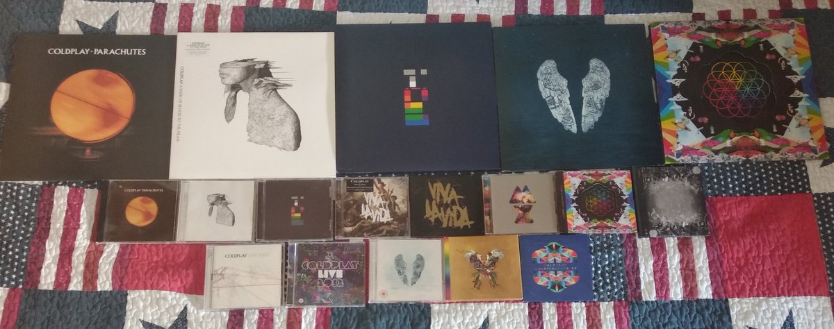 Magic_2000_'s tweet image. Decided to update my Coldplay collection. I'm only missing Ghost Stories to have all of the LPs ✌️