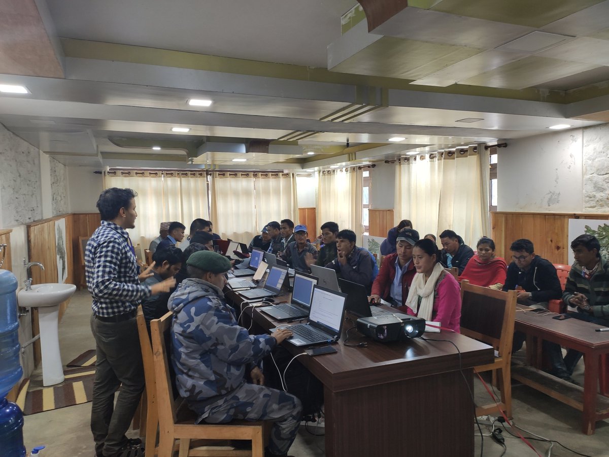 uttam_GeoPD's tweet photo. Step1 : Orienting #youthmappers on the basics of mapping
Step2: Remote Mapping mobilizing interested mappers
Step3: Sensitize,Train and Mobilize locals from @bajhang, @bajura to map their communities
Step4: #Geodatabase, #MunicipalMapbook #OpenMapData
#MappingRemoteNepal2020 https://t.co/5ddiBtq7b7