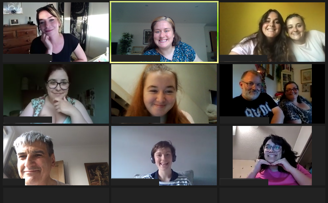 What a fantastic, creative, expressive virtual evening art social we had last night! We had Pride-themed prompts in honour of #LeedsVirtualPride, and shared stories of 'what Pride means to me', coming out and how we keep ourselves well when it comes to our #mentalhealth 🌈🌈
