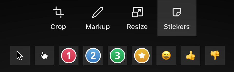 getScreely's tweet photo. Added some new stickers! 2 cursors, numbers and a star. Perfect for when you are creating a walkthrough, tutorial or documentation and you need to highlight certain elements or create a step-by-step explanation https://t.co/GVHVsoqzEv