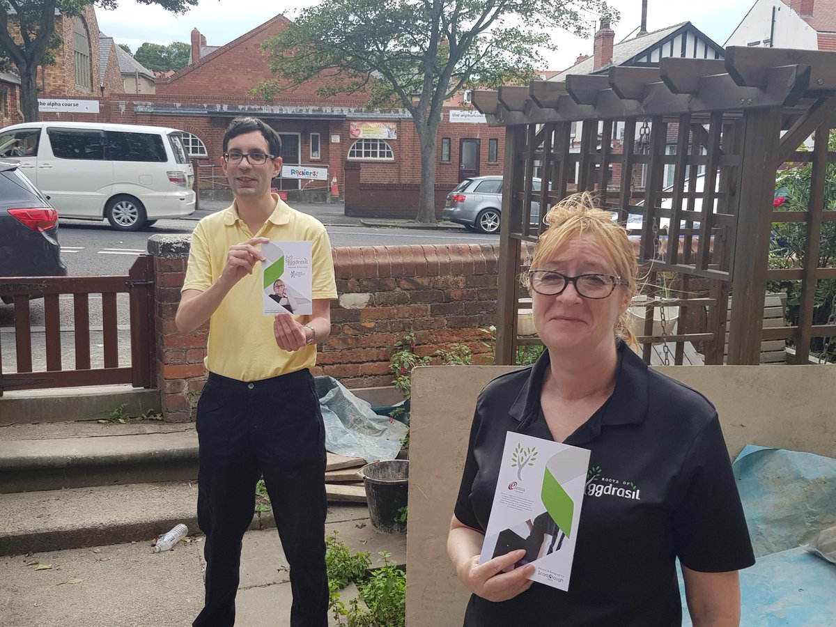 Great surprise to find ourselves in <a href="/TheScarboroNews/">The Scarborough News</a> handing out our exercise booklets to <a href="/Mike_Padgham/">Mike Padgham</a>. We also delivered them to <a href="/scar_DAG/">Scarborough DAG</a> &amp; <a href="/whitbydag/">Whitby DAG</a>