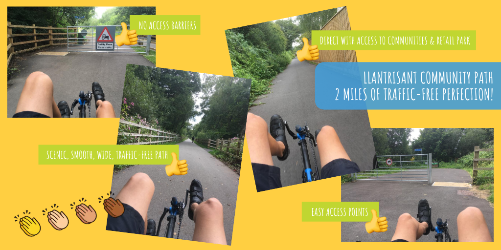 ...there is light on the horizon - Active Travel Design Guidance has accessibility embedded in its recommendations for new infrastructure - when followed the results are AMAZING!...  @RCT Llantrisant Community Path being a excellent example of good practice!... [7/11]