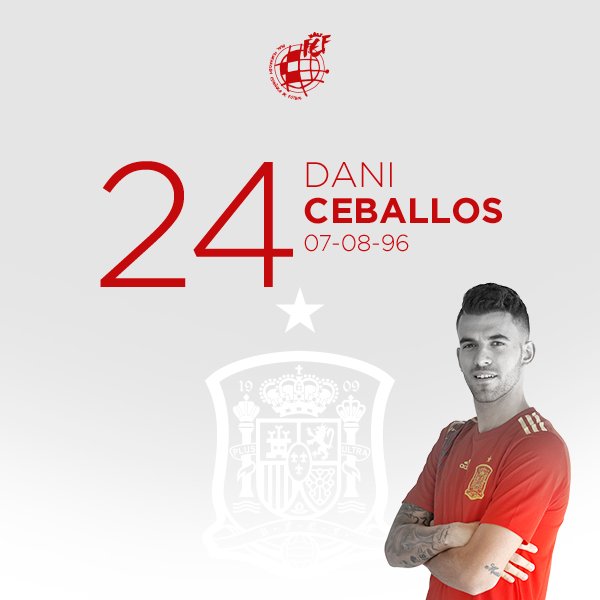 🎂 🎂 ¡Feliz cumpleaños a @DaniCeballos46! 🇪🇸 El campeón de Europa Sub-21 e internacional con la @Sefutbol cumple 24 años. 🎉 🎉🎉 ¡Muchas felicidades, Dani!