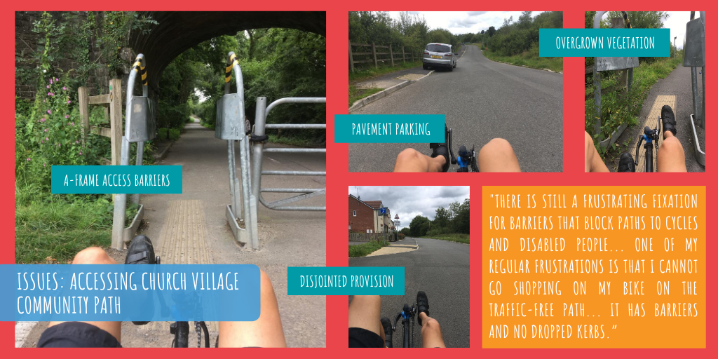 ...there is still work to do in bringing existing cycling networks & community paths up to standard - particularly with addressing the sheer range & number of access barriers that currently prevent those who stand to benefit the most from accessing these facilities... [8/11]