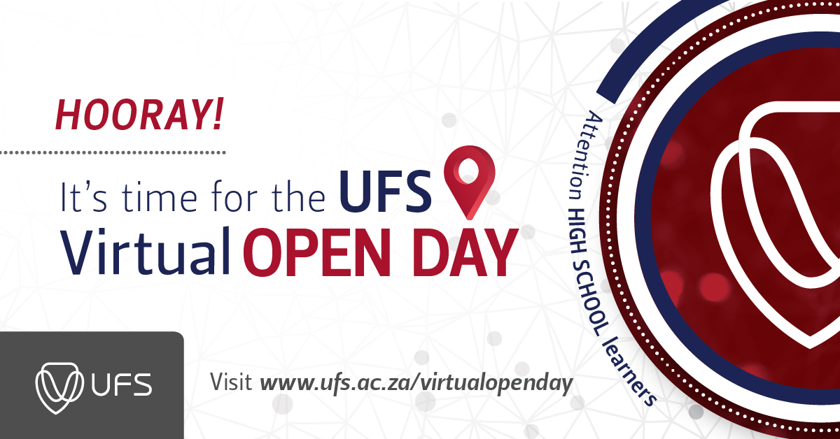 Kovsie2B's tweet photo. The #UFSVirtualOpenDay is here. Stream it from anywhere at anytime!

Visit https://t.co/mIXBYeIyvA for a virtual tour of all three of our UFS campuses.

#UFSOpenDay | #StudyAtUFS https://t.co/QxiB0nwLKX
