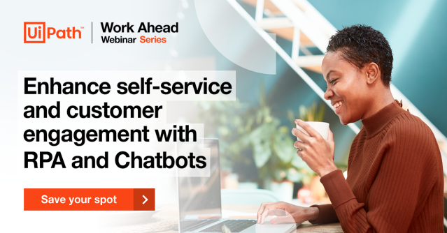 TheFlotter's tweet photo. How to pair #RPA and chatbots for best-in-class service experiences? On August 20 learn to combine @UiPath #hyperautomation platform and #AI-driven Druid chatbots to fulfill customer and employee requests end-to-end. #UiPathEmployee https://t.co/UWHP6JAmKi https://t.co/SNOM85Njkt