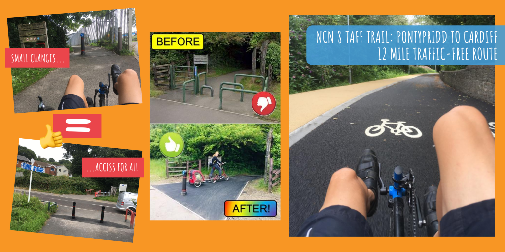 ...whilst it is important to celebrate recent progresses on improving access there is still a lot more to be done!... the new cycling networks being planned/built by  @cardiffcouncil are an ideal opportunity to show how it can be done!...  #PathsForEveryone  [11/11]