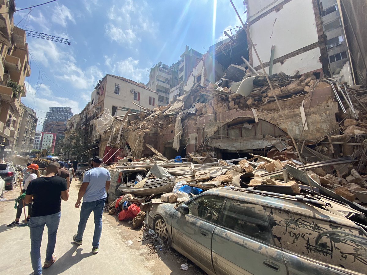 obk's tweet image. Kom nu pas in het zwaarst getroffen deel van de stad. Wat een gigantische ravage, wat een treurnis. U moest eens weten hoe fijn het hier was, en wat een ramp het nu is. Doet pijn om te zien 💔