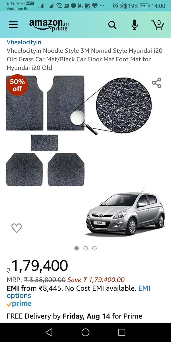 bharathmsm's tweet photo. Am sure these mats are worth their costs, aren't they @amazonIN
https://t.co/V9PCB1Oq9e

#Amazonprimedaysale https://t.co/zllUDQeRAZ