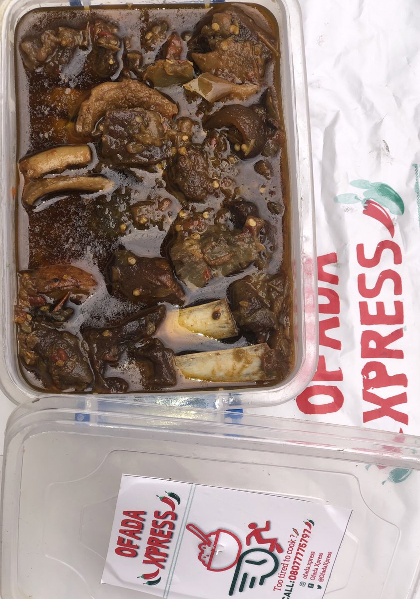 OfadaXpress's tweet photo. As low as 3k ! Our ofada sauce and Rice is ready for delivery to your door steps this morning. Order now with any protein of your choice ! Comment below what sales you’ll like us to do.
#Ayamashe #bbn #lagosfoodvendor #deliveryservice #fridaymorning #Laycon #bbnaijalockdown2020 https://t.co/9ZRhoLlilC