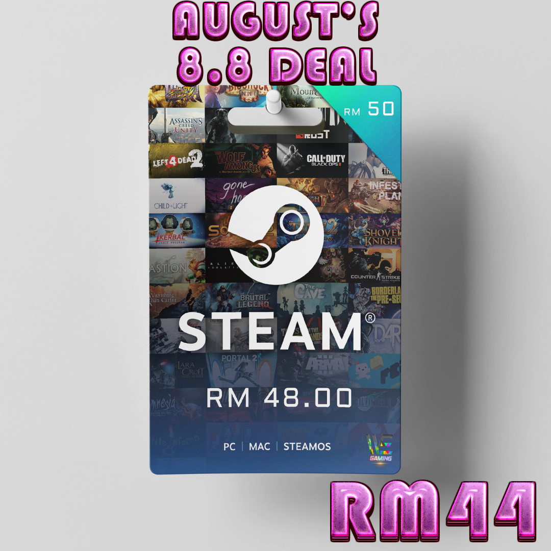 wegamingasia's tweet photo. Guess what? It's 8.8 tomorrow!

Enjoy our 8.8 Deal for 24 hours!

Don't miss your chance!

#wegamingasia #wggasia #steamwallet #steam #deals #gamecredits #gamewallets #topup #malaysia #bestdeal 
#aeriafuncard #audistarmobile #aurora7 #battlenetgiftcard #bleachmobile https://t.co/xRCZCMjEq7